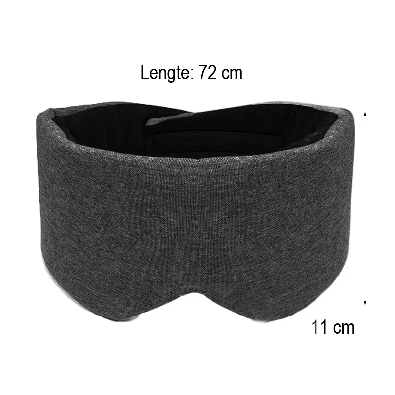 Roote Slaapmasker - 100% katoen